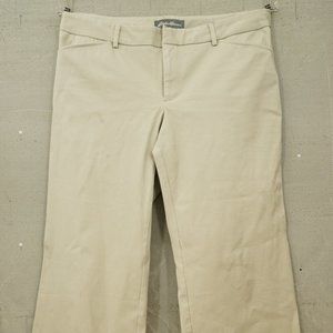 Eddie Bauer Slightly Curvy Fit Ladies 14 Petite Khaki Pants Slacks